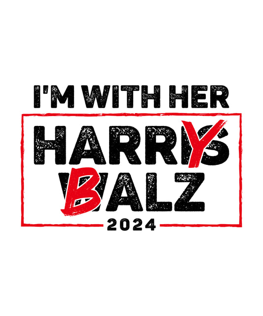 I'm with Her Harry Balz T-Shirt