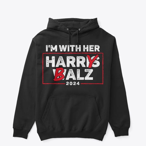 I'm with Her Harry Balz Hoodie