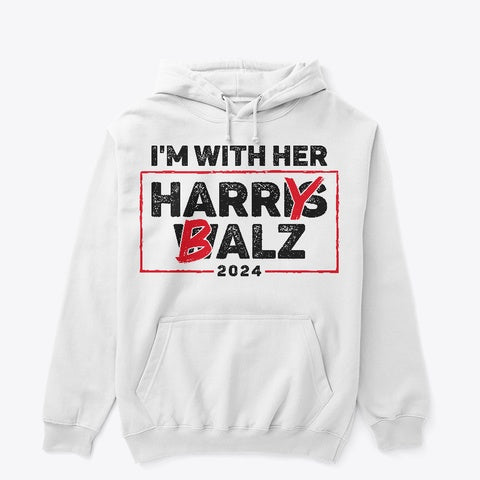 I'm with Her Harry Balz Hoodie